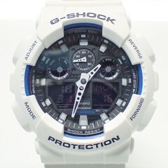 AB033 CASIO GA-100B G-SHOCK ホワイト...