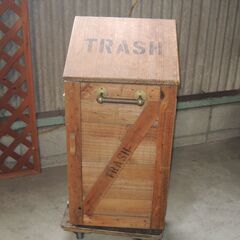  TRASH BOX 木箱　/管理1589