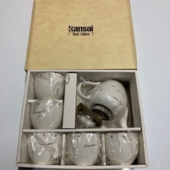 KANSAI fine china ティーセット 急須 湯呑 5...