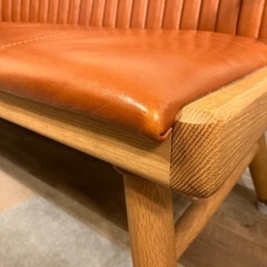 ケユカ 革張りベンチ 8万円