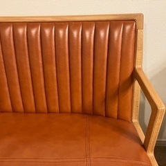 ケユカ 革張りベンチ 8万円