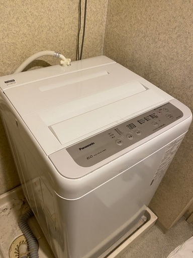 パナソニック　洗濯機　6kg NA-F60B13-S