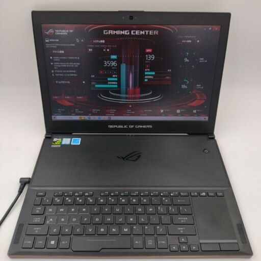【高スペックゲーミングノート】Asus　Corei7　大容量メモリ16G 高速SSD512G　Geforce1070 FHD15.6インチ（120Hz）　webカメラ　Wifi対応　＃15F46F5