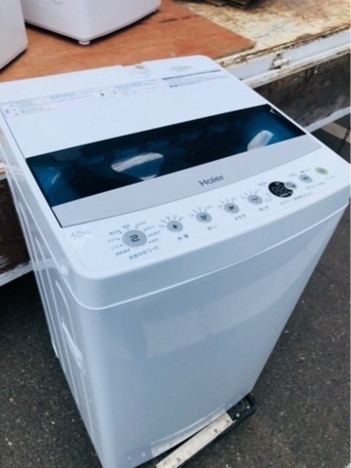 ５km以内配送無料　保証付き　2020年式　ハイアール Haier JW-C45D W [全自動洗濯機 4.5kg ホワイト] 4！