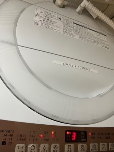 洗濯機 ES-T712 使用期間1年半程
