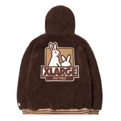 XLARGE x FR2 Boa Hoodie "Brown"