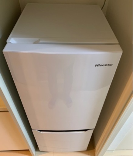 冷蔵庫　2020年製　ハイセンスHR-D15C 洗濯機セット