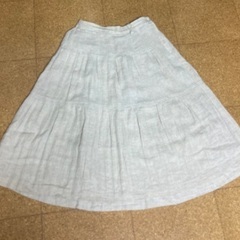 麻 スカート