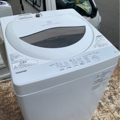 5km以内配送無料 保証付き 2019年式 東芝 TOSHIBA AW-5G6(W) [全自動