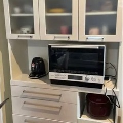 【ネット決済】パモウナ　食器棚　完成品　YC-S1050R