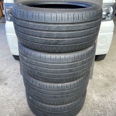 はめ替え工賃込み！245/40R18 ダンロップ ルマンⅤサイレントコア 中古 