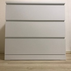 25.26日限定 IKEA MALM マルム チェスト(引き出し...