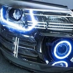 10アルファード加工ヘッドライト