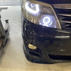 10アルファード加工ヘッドライト