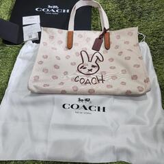 コーチ　トートバッグ　うさぎ　バッグ　coach ルーナー ニュ...