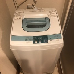 洗濯機　HITACHI 2013年製　NW-5SR 無料