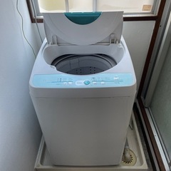 シャープ製　洗濯機4.5kg [3月30日引取限定]