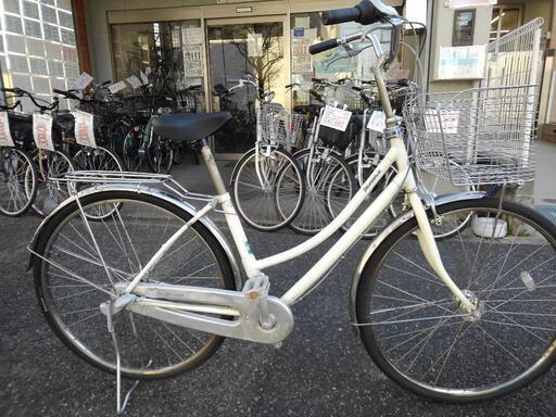 中古自転車２４２６　ブリヂストン　タフループ　TLD7TP ２７インチ　３段ギヤ　LEDオートライト　キッキーと音がならない後輪ローラーブレーキ　
錆びにくい部品：ハンドル・リム・ドロヨケ・クランク・スポーク・前ブレーキ・リヤキャリア 中古自転車2426 ブリヂストン タフループ TLD7TP 27インチ 3段