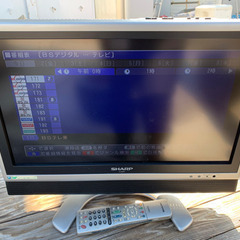 在庫処分セール SHARP　20インチ液晶TV　LC-20EX1...