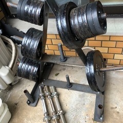 ベンチプレスセット　MAX117.5kg（セーフティバー付）