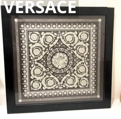 神戸市東灘区でお渡し▷ヴェルサーチ VERSACE 布 スカーフ 壁飾り