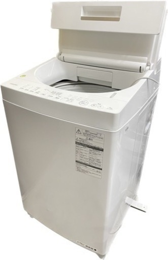 東芝　全自動洗濯機　AW-7D5（W)　2017年製　7kg　ガラストップデザイン