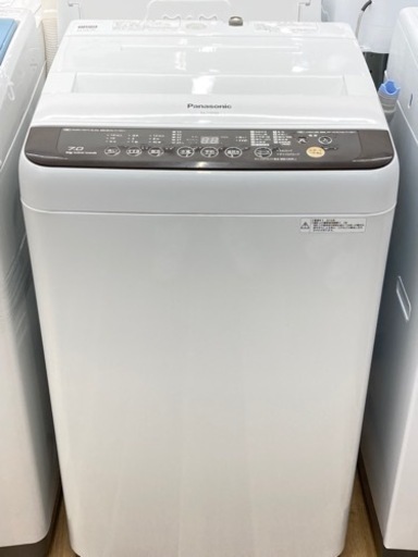 安心の6ヵ月動作保証付！取りに来れる方限定！Panasonic【ﾊﾟﾅｿﾆｯｸ】の全自動洗濯機　7.0kgです！