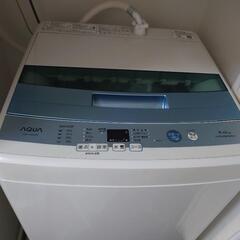 AQUA　AQW-S50E(W) 洗濯機（説明書付き）