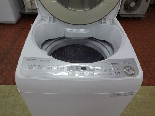 ID 324138　洗濯機シャープ　9K　２０１９年製　ES-GV9C