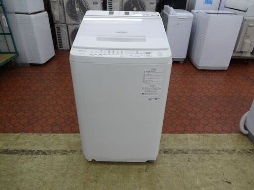 ID 097308　洗濯機日立　10K　２０２０年製　BW-X100FE8