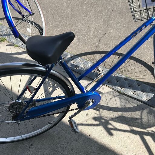 ☆ジモティ割あり☆ 自転車 27インチ ブルー クリーニング済み YJ272