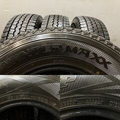 DUNLOP WINTER MAXX SV01 195/80R15 107/105L LT 15インチ スタッドレス 4本 2020年製 バリ溝 ハイエース等　(VTM714)クレジットカード QRコード決済可能