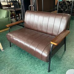 ニトリ 二人用ソファー Nシールド ステイン 2KD DBR 東区