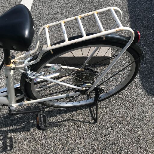 ☆ジモティ割あり☆ 自転車 26インチ ホワイト クリーニング済み KJ1493