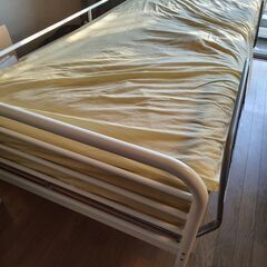 IKEA シングルベッド ベッドフレーム マットレス　敷パッド　...