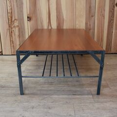 960)unico/ウニコ LUMBER-mini ランバーミニ センターテーブル ローテーブル アフリカンマホガニー材 インダストリアルデザイン 廃番品 