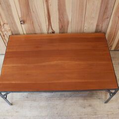 960)unico/ウニコ LUMBER-mini ランバーミニ センターテーブル ローテーブル アフリカンマホガニー材 インダストリアルデザイン 廃番品 