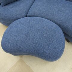 ラウンドソファ ファブリック カウチソファ 3人掛け リビング家具 生活家具 