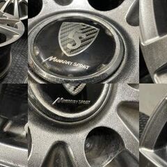 MANARAY マナレイ 社外ホイール 15インチ 4本 6J5HPCD114.3+52 ノア ヴォクシー ステップワゴン等　(MHC086)クレジットカード QRコード決済可能 MANARAY SPORT ES マナレイスポーツ 社外ホイール 15インチ 4本