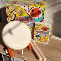 0217-083 太鼓の達人Wii 太鼓とバチ、ソフトセット