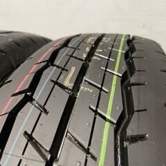 新車外し 2022年製 DUNLOP SP175N 195/80R15 107/105N LT 15インチ 夏タイヤ 4本 キャラバン ハイエース等　(JR390)クレジットカード QRコード決済可能