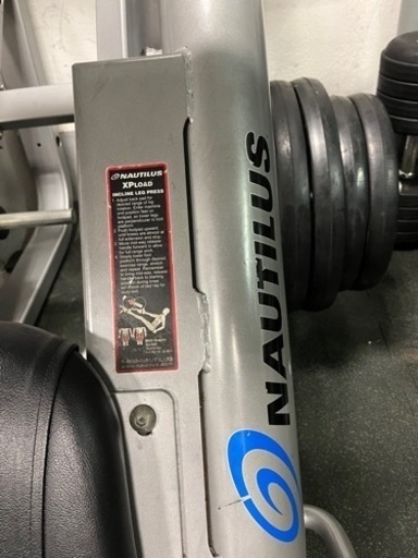 ノーチラス  45度レッグプレス　Nautilus Xpload Series P3ILP