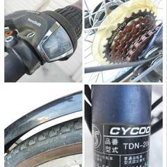 中古品 PELTECH 折りたたみ 電動アシスト自転車 20インチ