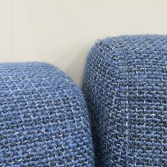 ラウンドソファ ファブリック カウチソファ 3人掛け リビング家具 生活家具 