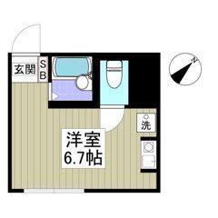 💖初期費用１９万円💖京王線「布田」駅徒歩17分🌟1R🎵管理番号「178293」  - 調布市