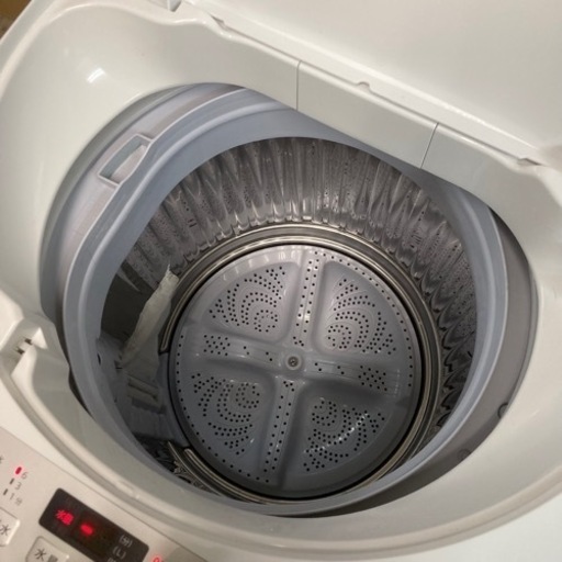 動作品 SHARP シャープ ES-GE7E-W 全自動洗濯機 2021年製 7.0kg 説明書付き