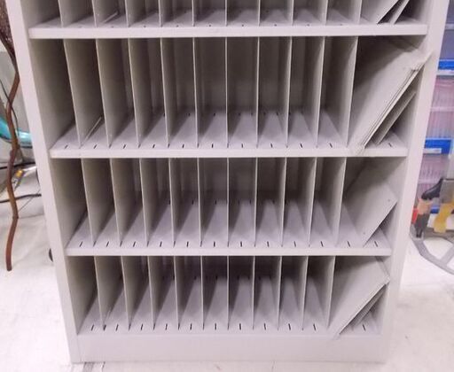 KOKUYO カルテ戸棚 グレー系 幅90cm カルテラック 書庫 病院 診察所