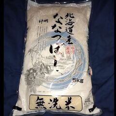 北海道産「ななつぼし」5kg　無洗米　2/26 23:59まで締...