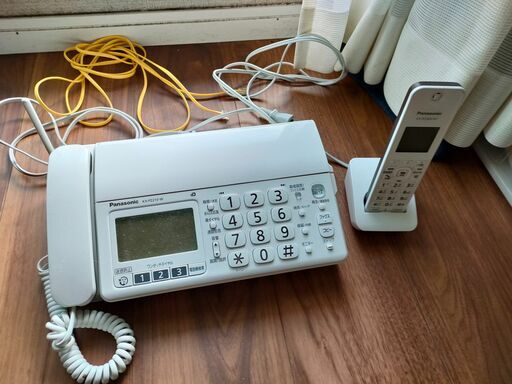 パナソニック おたっくす FAX 電話機 KX-PZ210-W 子機1台