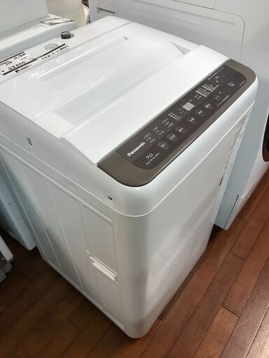 中古　美品　7kg洗濯機　23区内配送／設置無料　Panasonic　パナソニック　NA-F70PB13　2019年製